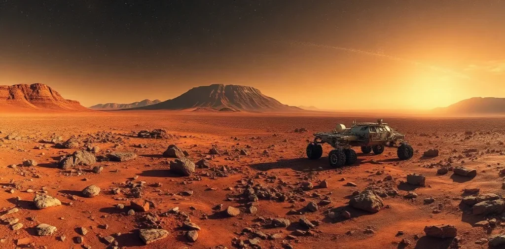 Illustration for the article “Mars Panorama in 4 Billion Pixels by Curiosity”