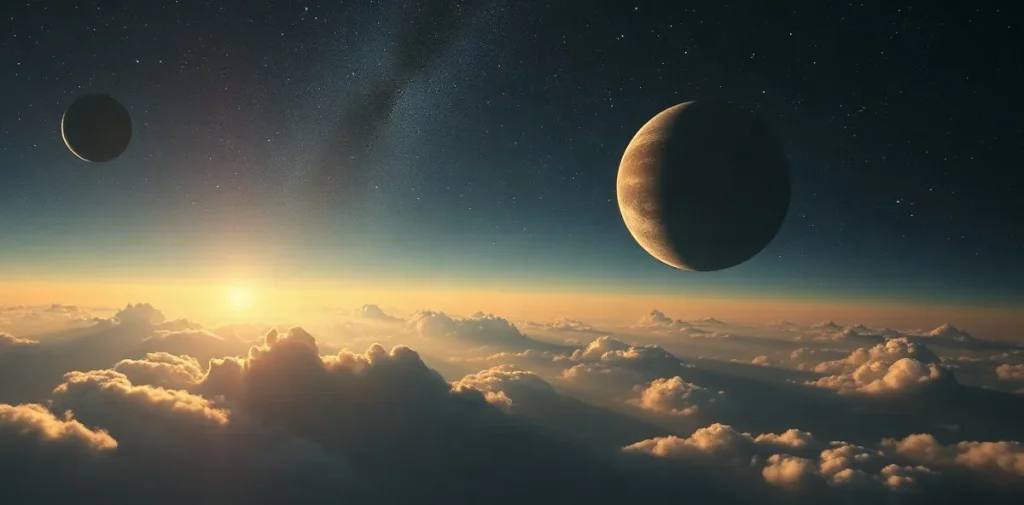 Illustration for the article “Secrets of Orbital Resonances in the Solar System”